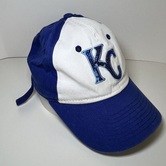 Kansas‎ City Royals Youth Adjustable New Era Sequin MLB Baseball Cap Hat Girls - Picture 3 of 8